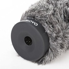 Movo WS-G140 Furry Rigid Windscreen for Mics 18-23mm in Diameter and up to 6.3″