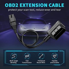 16Pin OBD2 OBD II Diagnostic Extension Cable – Male to Female