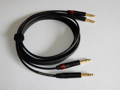 2 Channel – Dual TRS Cable – Mogami 3106 – Neutrik – Choose your length!