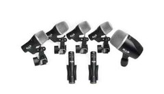 CAD Stage7 Black 7-Piece Drum Pack