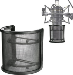 Microphone Pop Filter Mask Shield, Compatible with Hyperx Quadcast S USB Gaming