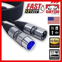 XLR Microphone MIC 3-Pin Male to Female Cable Cord Connector Extension Shielded