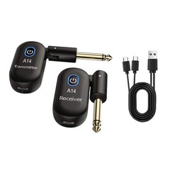 A14 2.4GHz Guitar Wireless System for Electric Guitar Music Bass Violin 100ft