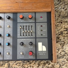 HOLMES MXP-6 Sound Board Mixing Console PA CONTROL CENTER -RARE- TURNS ON- READ!