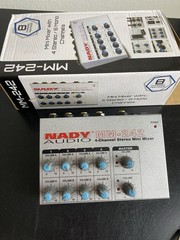 Nady Audio MM-242 Mini Mixer 4-Channel Stereo