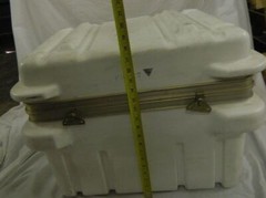 Hardigg (pelican) padded shipping container 19.25x24x19 overall C008