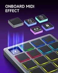 Donner STARRYPAD MINI USB MIDI Controller App Controller With Software | Gray