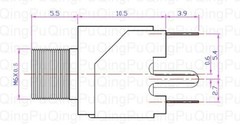 3.5mm TS mono jacks QingPu PJ301BM Eurorack (Bag of 50)