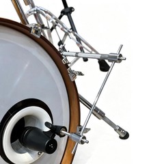 Bass Drum Mic Clip Metal Stand for Stage Shows Home Practice Studio Sessions