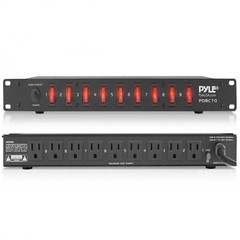 Pyle PDU Power Strip Surge Protector – 150 Joules,9 Outlet Strips 21X11X4