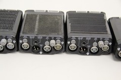 Lot Of 5 Parts Only RTS Telex BP325 Black Portable Headset Station Belt Packs