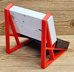 2 Tier Red Desktop Stand for Korg Volca Beats Drum Rhythm Machine Synthesizer