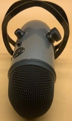 Blue Yeti Professional Multi-Pattern USB Condenser Microphone Silver Black Music
