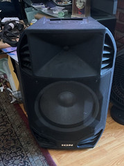ION IPA 1453 15in Portable Illuminated PA Speaker 450W RMS USB AUX XLR
