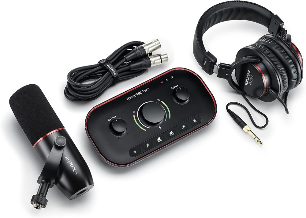 Vocaster Two Studio — Podcasting Interface for Recording Host & Guest, with Prof