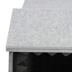 Sponge Polyester Desktop Soundproof Cover Portable Square Vocal Recording Booth