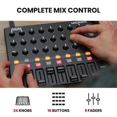 Akai Professional MIDImix – USB MIDI Controller Mixer with Assignable Faders …