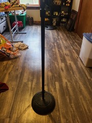 Pevey Height-Adjustable Microphone Stand Black Wide Base 37 Inch