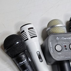 Lot of 10 Mixed Microphones – Untested, Various Models & Colors, Used