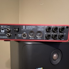 Focusrite Scarlett 6i6 USB Audio Interface MIDI In/Out Phantom Power