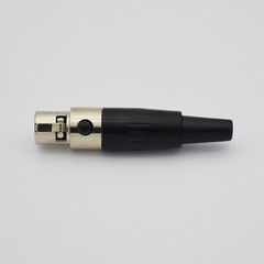 50,Audio Connector End Mini XLR Female Panel Mount for Microphone Cable
