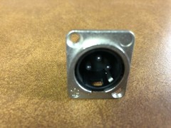 (5) Pro Co / Neutrik NC3MDL-1 3 pole male receptacle
