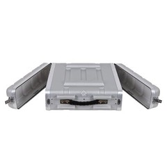 Crossrock Stackable Rack Case, Strong Molded with Heavy Duty Hardware, 19.25”…