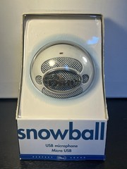 Blue „The Snowball“ Condenser Microphone PC & Mac Compatible Recording Streaming
