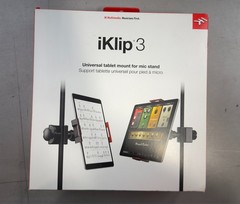 IK Multimedia iKlip 3 Universal Mic Stand Support for Tablets Sealed NEW