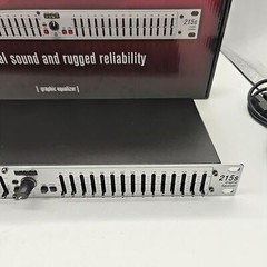 DBX 215s 15-Band Dual Channel Graphic Equalizer Switchable ±6 or ±15 dB US Stock