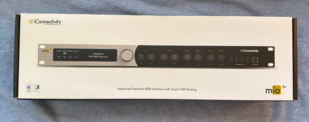 NEW Sealed iConnectivity MioXL USB MIDI Adapter