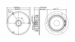 Peerless/Vifa D19TD-05-08 3/4″ Silk Dome Tweeter 8 Ohm