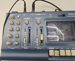 TASCAM Porta 02 MK 2 Mini Studio 4 Track Cassette Recorder W Pwr Sup + Manual