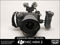 DJI Mic Mini 2 Stereo Mic Cold Shoe Mount Adapter and Holder with Tripod Thread