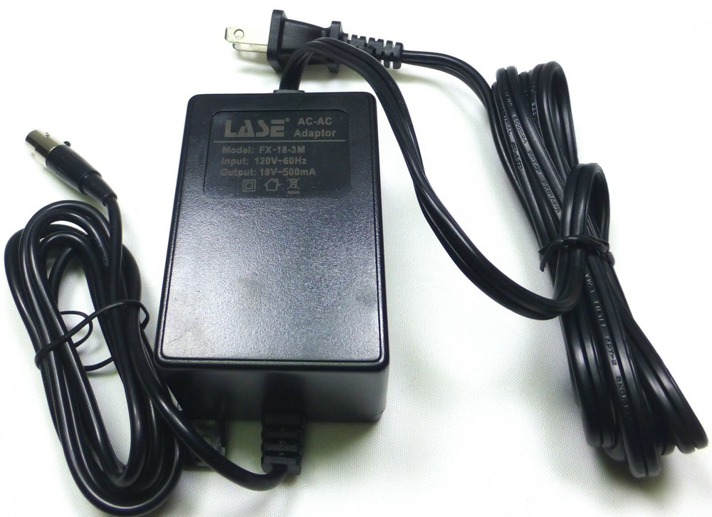 LASE Replacement Power Supply for TAPCO MIX60, MIX100, MIX120 Mixer Mini 3 Pin