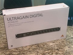 Behringer Ultragain Digital ADA8200 Audiophile 8 In/8 Out ADAT Audio Interface