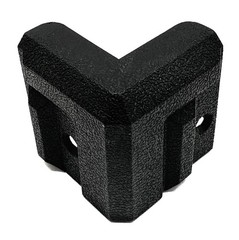 8 Pack 2 Hole Plastic Cabinet Speaker Box Amp Rack DJ Case Corner Protectors