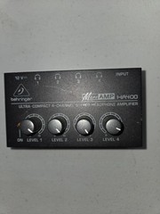 Behringer microamp ha400 4channel amplifier. no cords