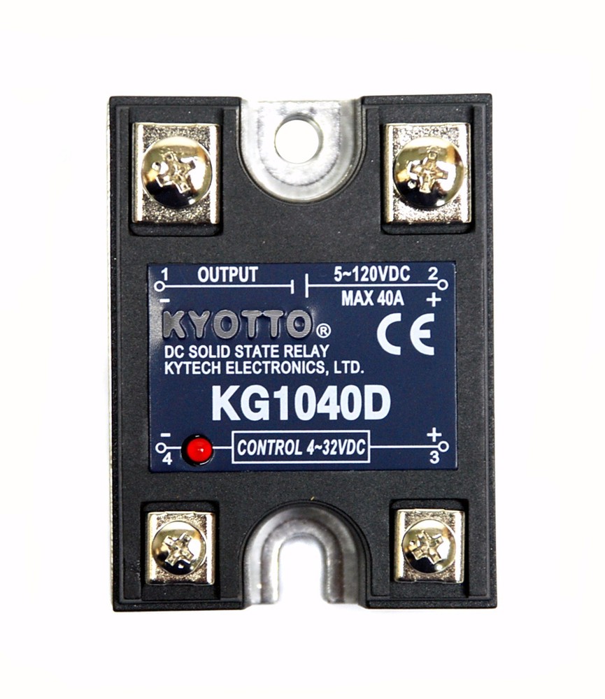 10pc KYOTTO DC Solid State Relay SSR KG1040D Load=5-120VDC 40A [ DC to DC ]