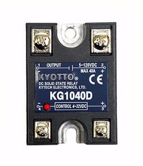 1pc KYOTTO DC Solid State Relay SSR KG1040D Load=5-120VDC 40A [ DC to DC ]