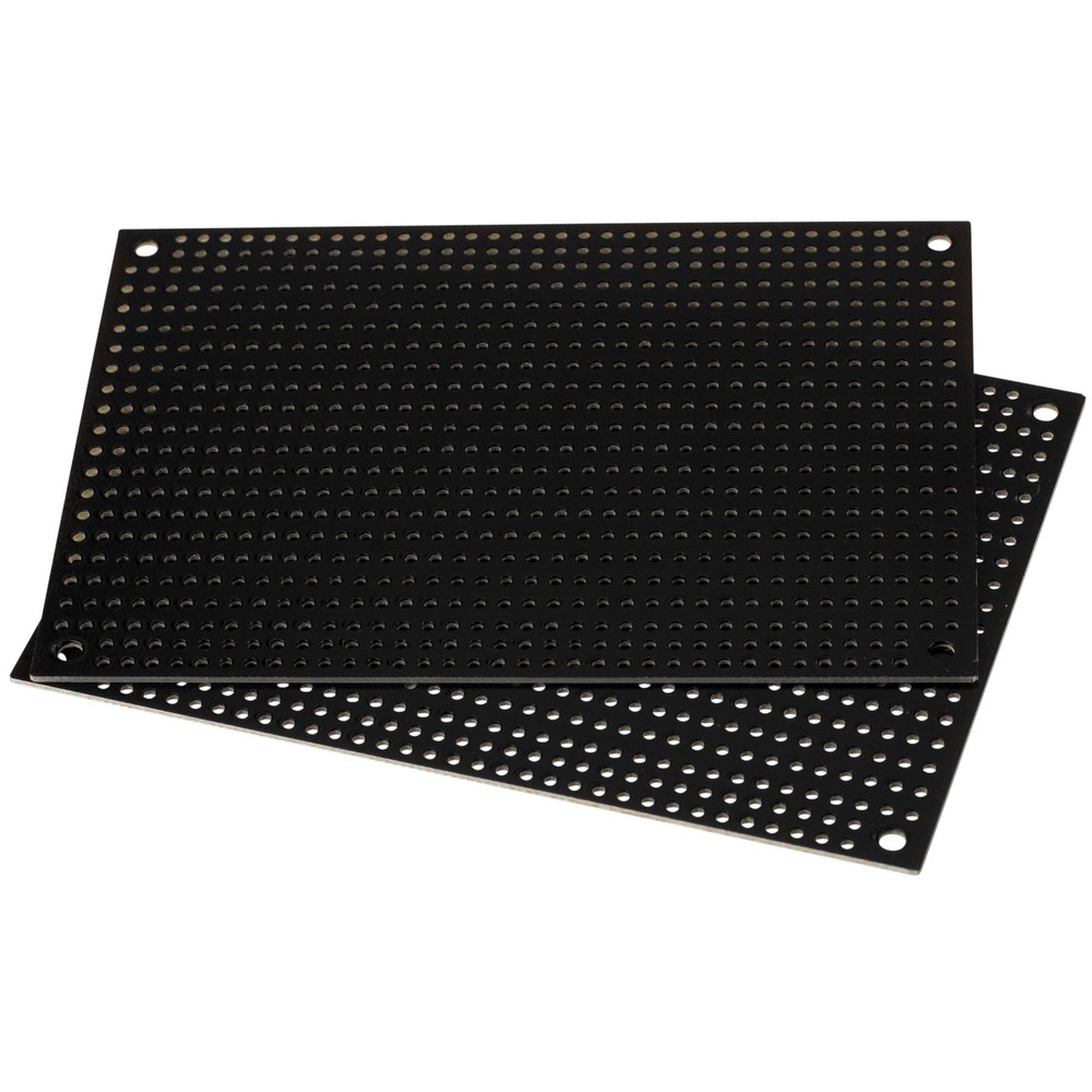 Black Perforated Large Hole Crossover Board Pair 3.5″ x 5″