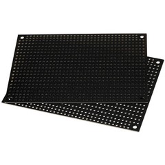 Black Perforated Large Hole Crossover Board Pair 3.5″ x 5″