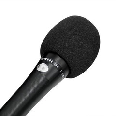 10 Pcs Thick Handheld Stage Microphone Windscreen Foam Case Cover Karaoke Black