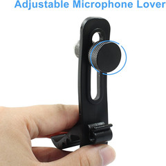 4 Pack Adjustable Drum Microphone Clips Shock Resistant Mic Holders for Drum Sta