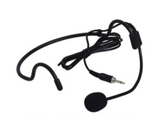 Headset Microphone for QTX Wireless Bodypack Transmitter 3.5mm Threaded Jack