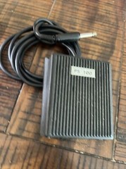 Alesis P-100 Keyboard Foot-Switch Sustain Pedal 93, Made in Italy by Fatar
