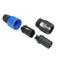 6x SpeakON Male 4 Pole Connector Head Line Plug Audio Speaker Cable Amp Adapter