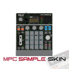 Akai MPC Sample Skin / Neon Green
