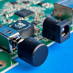NI KOMPLETE S25 MK1 MIDI Keyboard Part ON/OFF AC USB Input Power Board PBC-01-F0