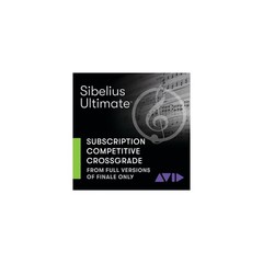 Sibelius – Ultimate 1-Year Subscription Crossgrade from Full Versions of Finale